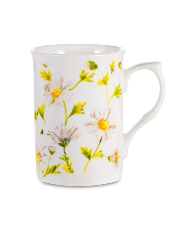 Кружка Buxton Ромашки 325 мл, фарфор костяной Just mugs