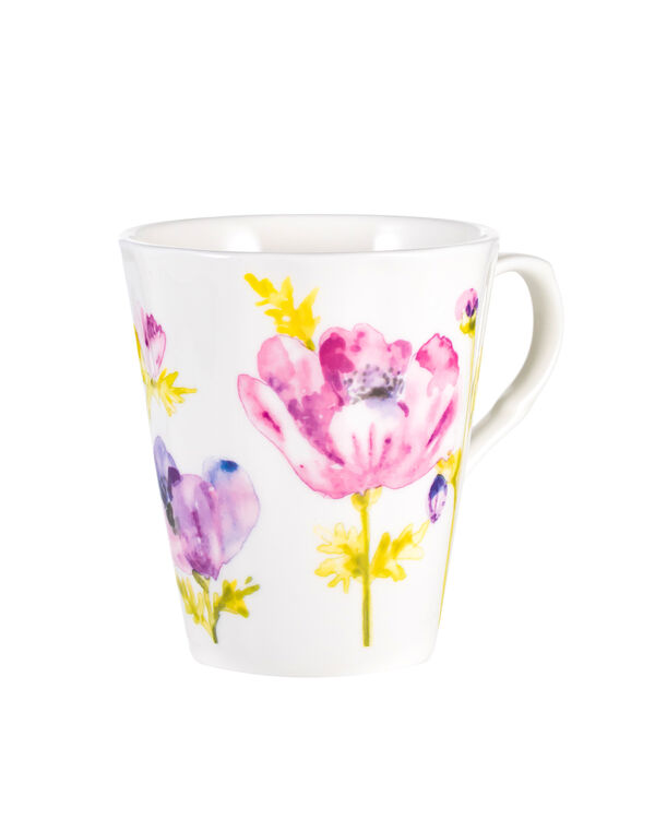 Кружка Heritage Идеальный сад Маки 370 мл, фарфор костяной Just mugs