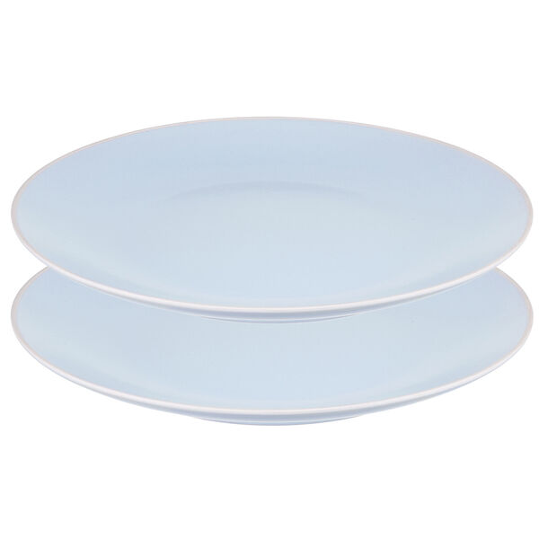 Набор обеденных тарелок Simplicity 26 см, голубые, 2 шт. - фото 1