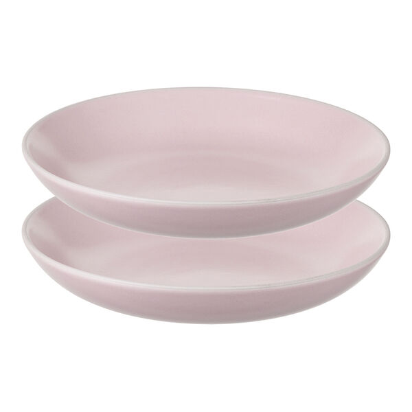 Набор тарелок для пасты Simplicity 20 см, розовые, 2 шт.