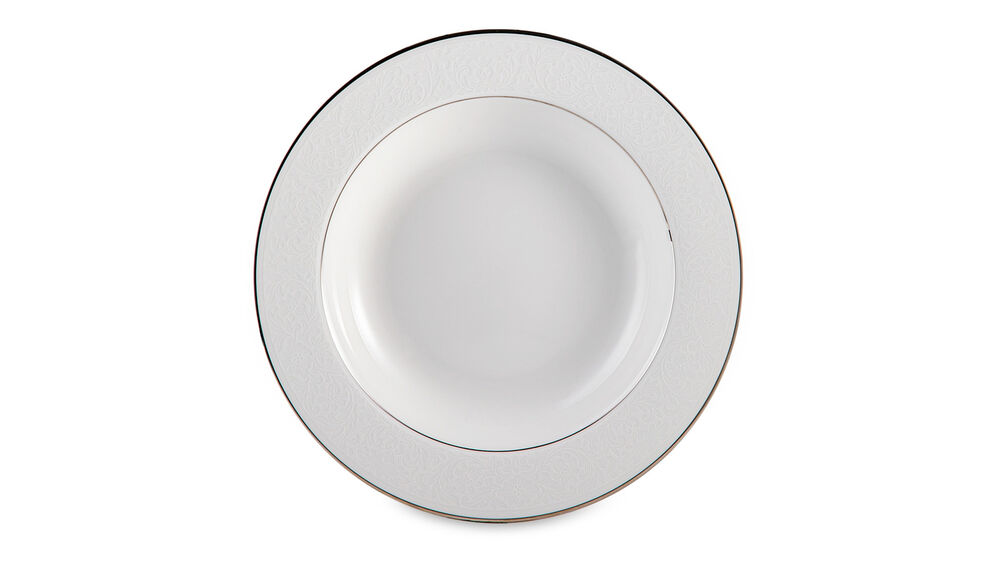 Тарелка суповая Narumi Рошель 23 см, фарфор костяной - фото 1