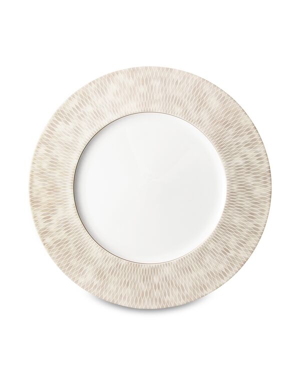 Тарелка подстановочная Narumi Белая мозаика 30 см, фарфор костяной