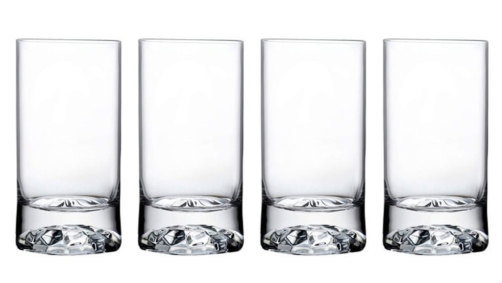 Набор стаканов для воды Nude Glass Клуб 280 мл, 4 шт, хрусталь - фото 1
