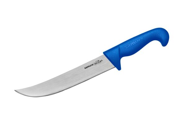 Нож кухонный "Samura SULTAN PRO" для нарезки, пчак 213 мм, ТЭП синий, AUS-8