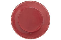 Тарелка обеденная Tiffany, бургунди, 26 см - фото 1
