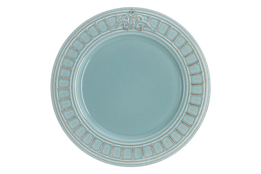 Тарелка обеденная Venice голубой, 25,5 см - фото 1