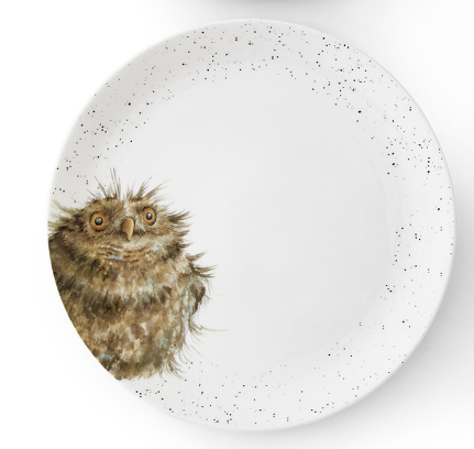 Тарелка обеденная Royal Worcester Забавная фауна Сова 26,5 см