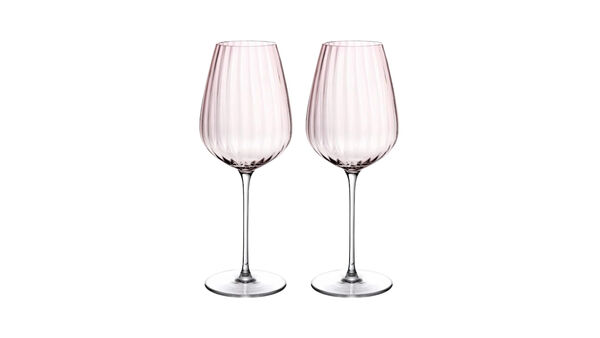 Набор бокалов для белого вина 350 мл, 2 шт Nude Glass Round UP Dusty Rose