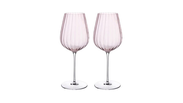 Набор бокалов для красного вина 500 мл, 2 шт Nude Glass Round UP Dusty Rose