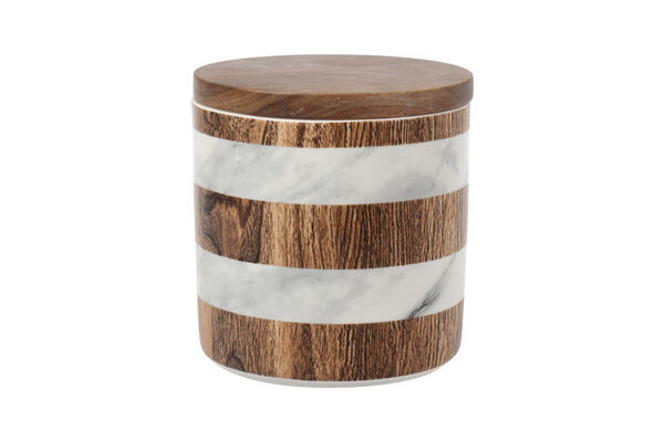 Банка для сыпучих продуктов Wood&Marble, 17х11,5 см, 1,1 л