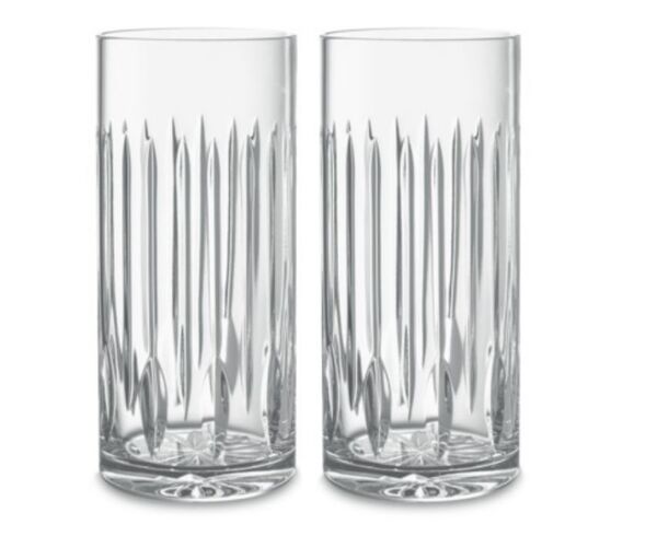 Набор стаканов для воды Decor de table Флоранс 350 мл, 2 шт, хрусталь, п/к - фото 1