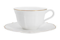 Чашка чайная с блюдцем Лотос, 0,25 л, Anna Lafarg Emily - фото 1