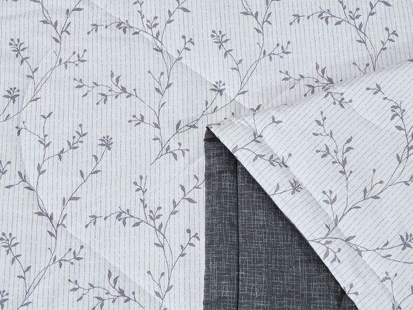 Комплект с ЛЕТНИМ одеялом из печатного сатина 200х220 см, простыня 240х260 см с навлочками 50х70-2 шт.