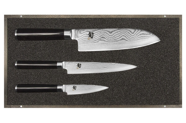 Набор ножей кухонных KAI Шан Классик, 3шт, нож для чистки, универсальный, сантоку - фото 1