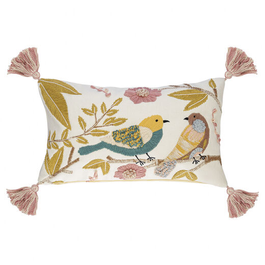 Чехол на подушку декоративный Exotic birds из коллекции Ethnic, 35х60 см - фото 1