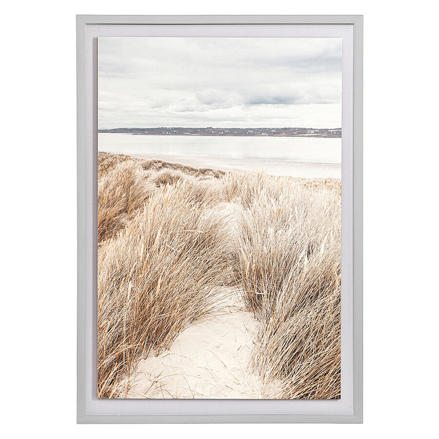 Панно декоративное Sand с белой рамой, 50х70 см - фото 1