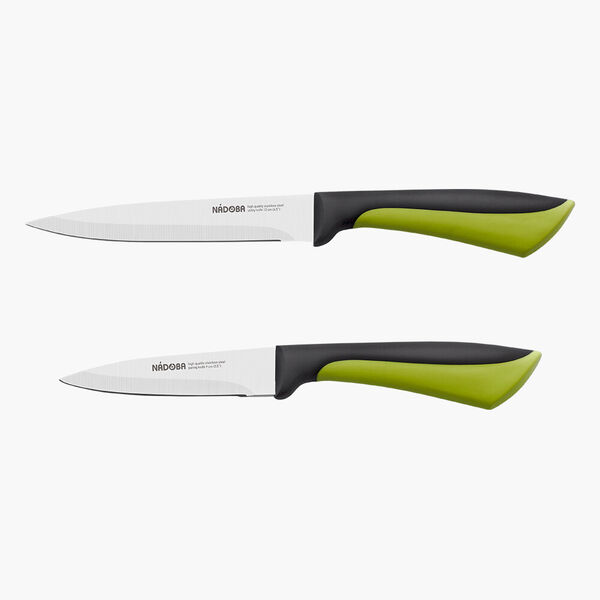 Набор Классик из 2 кухонных ножей в блистере, NADOBA, серия JANA