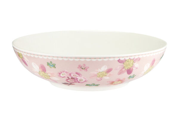 Тарелка суповая (салатник) Primula, розовая, 20 см, 0,75 л - фото 1
