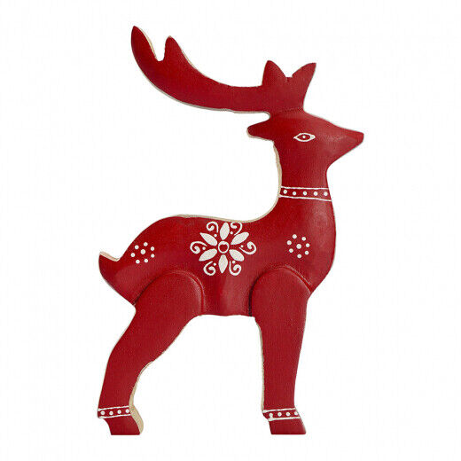 Декор новогодний Reindeer Rudolph из коллекции New Year Essential, 20 см - фото 1