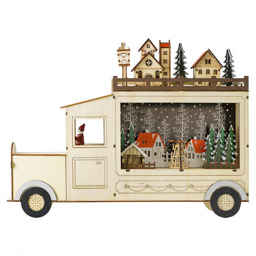 Декор новогодний с подсветкой Festive truck из коллекции New Year Essential - фото 1