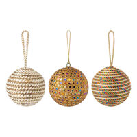 Набор ёлочных украшений Disco balls из коллекции New Year Essential, 3 шт. - фото 1