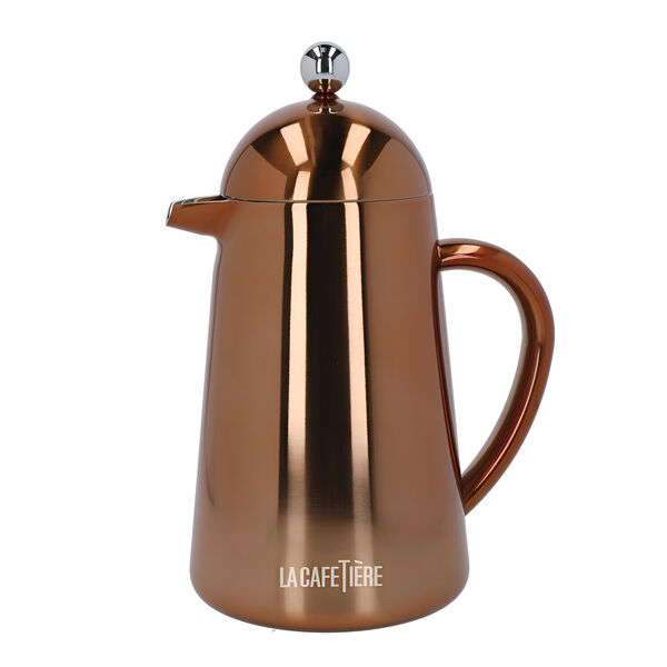 Кофейник Havana с двойными стенками, на 8 чашки La Cafetière, нержавеющая сталь COPPER