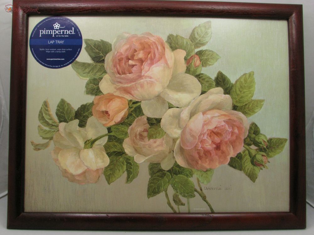 Поднос-подушка "Великолепные розы" - фото 1
