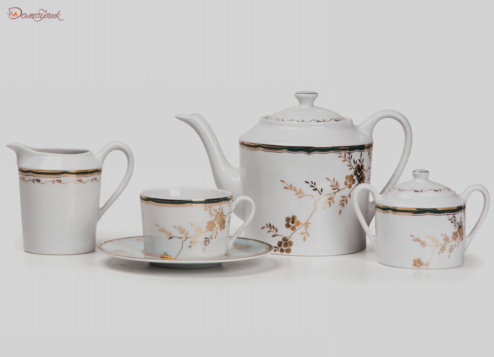 Чайный сервиз на 6 персон "Belle Epoque" (15 предметов) - фото 1
