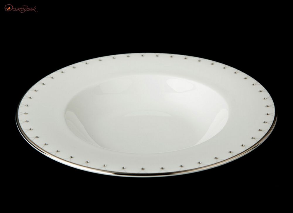 Набор суповых тарелок "Принцесс" сваровски 22,5 см, 6 шт. - фото 1