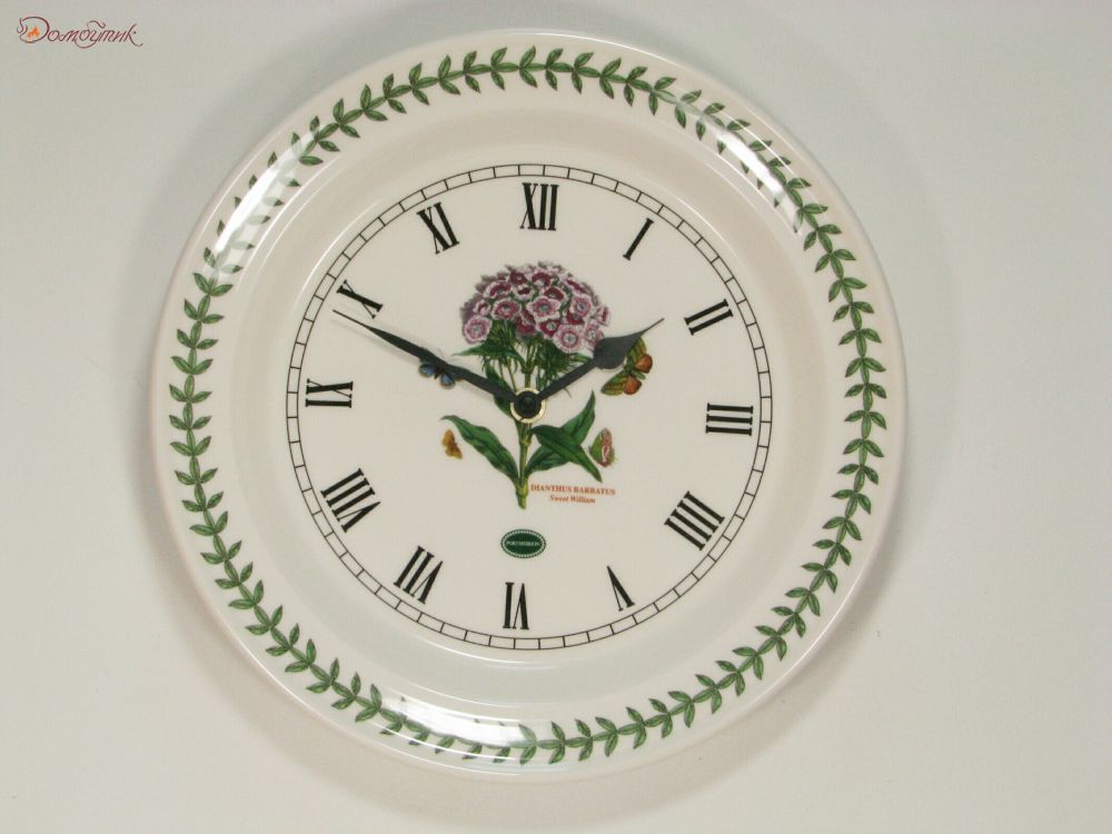 Часы настенные "Botanic Garden Гвоздика турецкая" 26,5 см - фото 1