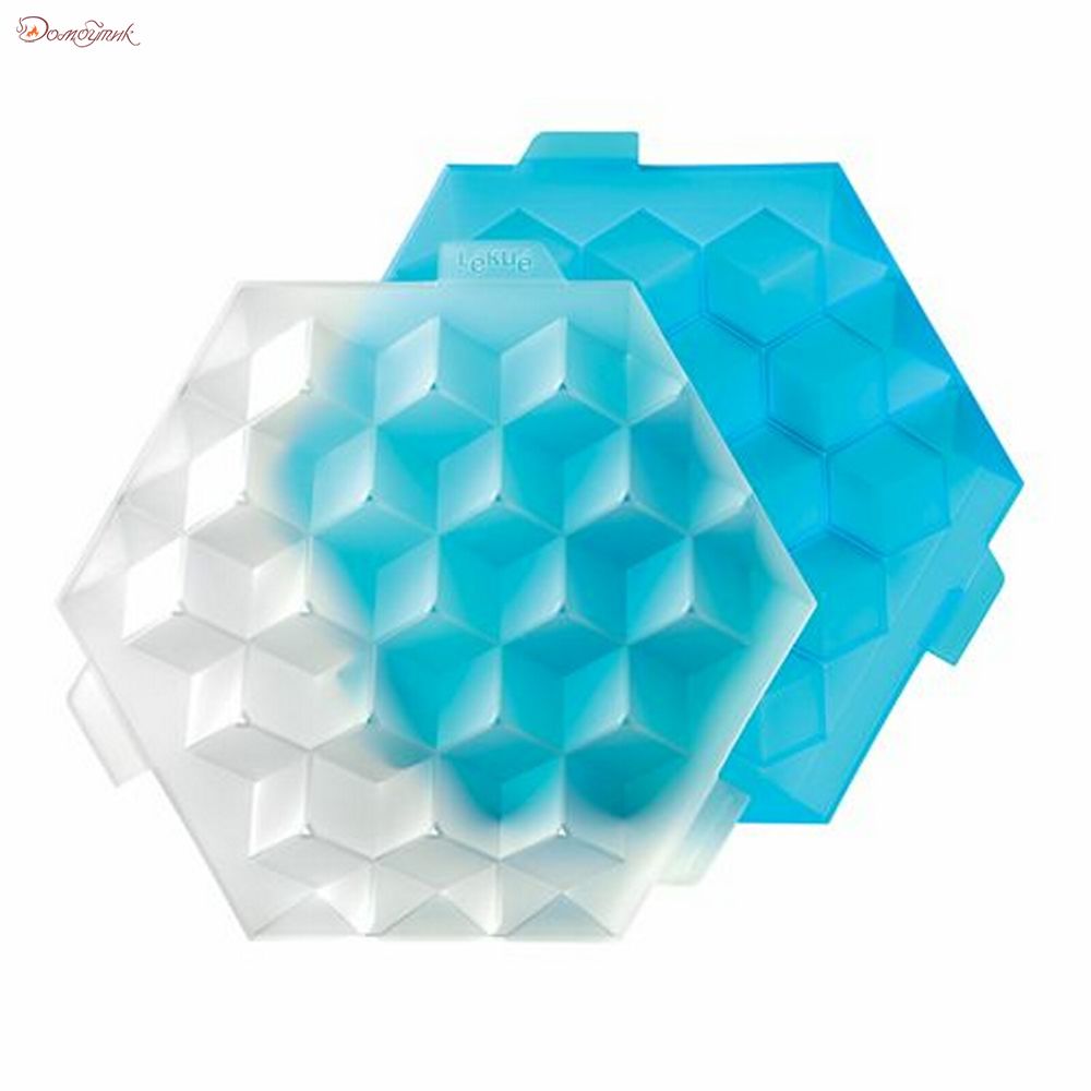 Форма для льда "Кубики ", голубая - фото 1