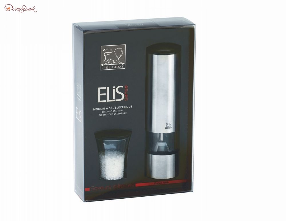 Мельница для соли электрическая "Elis Sense" 20 см - фото 1