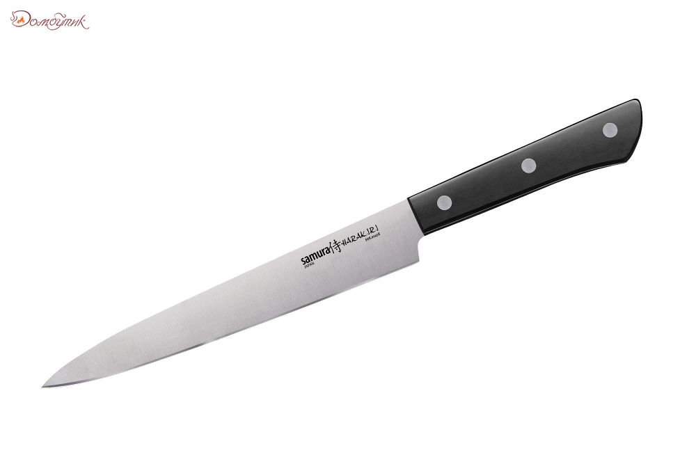 Нож кухонный "Samura HARAKIRI" для нарезки 196 мм, корроз.-стойкая сталь, ABS пластик - фото 1