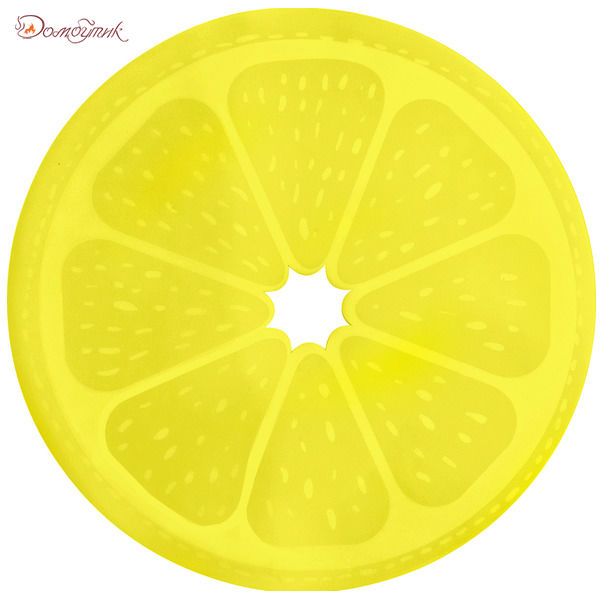 Салфетка подстановочная круглая "Лимон" 38 см