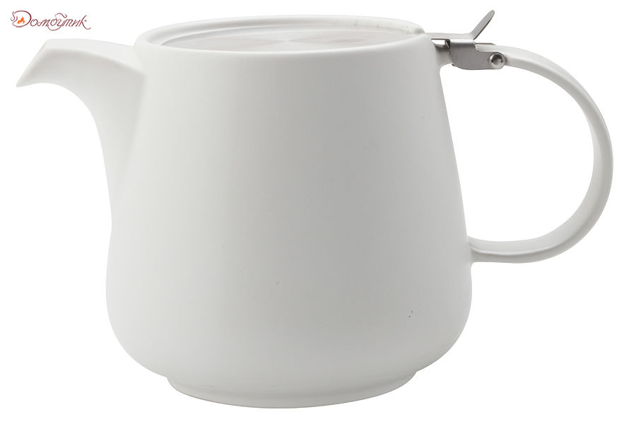 Чайник с ситечком 1.2л Оттенки (белый) , 1.2л - фото 1
