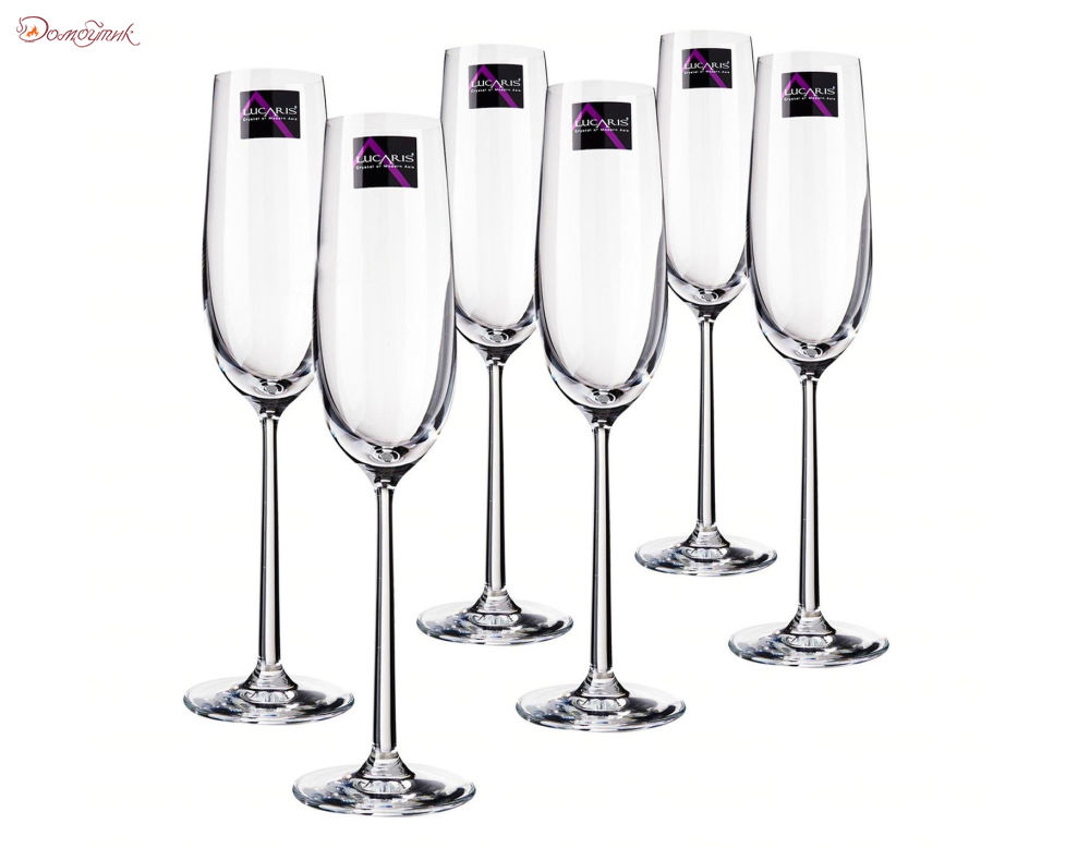 Набор бокалов для шампанского Lucaris 250мл 6шт - фото 1