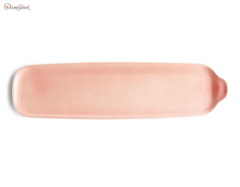 Блюдо Аперитив длинное, розовое - фото 1