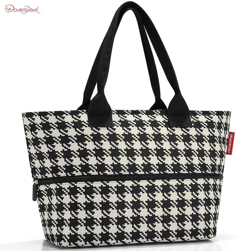 Сумка Shopper E1 fifties black - фото 1