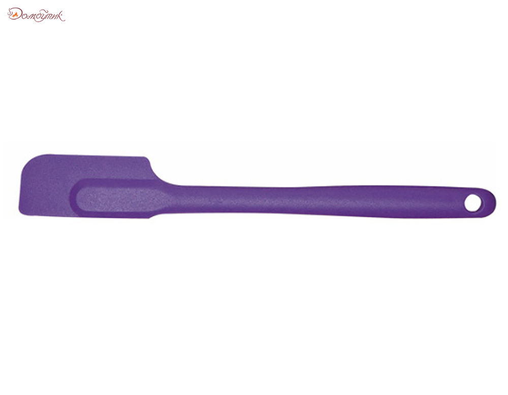 Лопатка половинчатая из силикона, цвет фиолетовый - фото 1