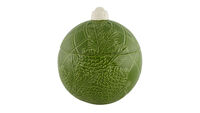 Емкость с крышкой "Новогодние шары" 26см, зеленая, Bordallo Pinheiro - фото 1