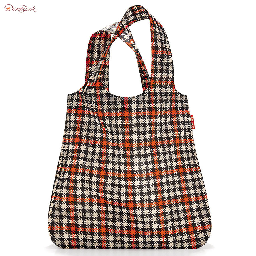 Сумка складная Mini maxi shopper glencheck red - фото 1