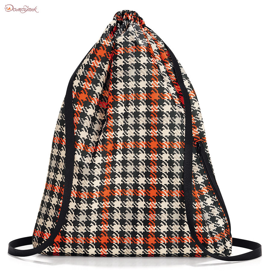 Рюкзак складной Mini maxi sacpack glencheck red - фото 1