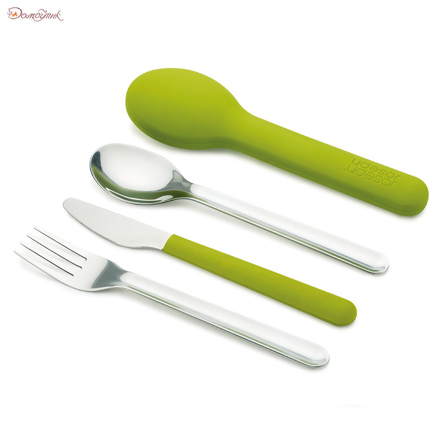 Набор столовых приборов GoEat™ Cutlery Set зелёный - фото 1