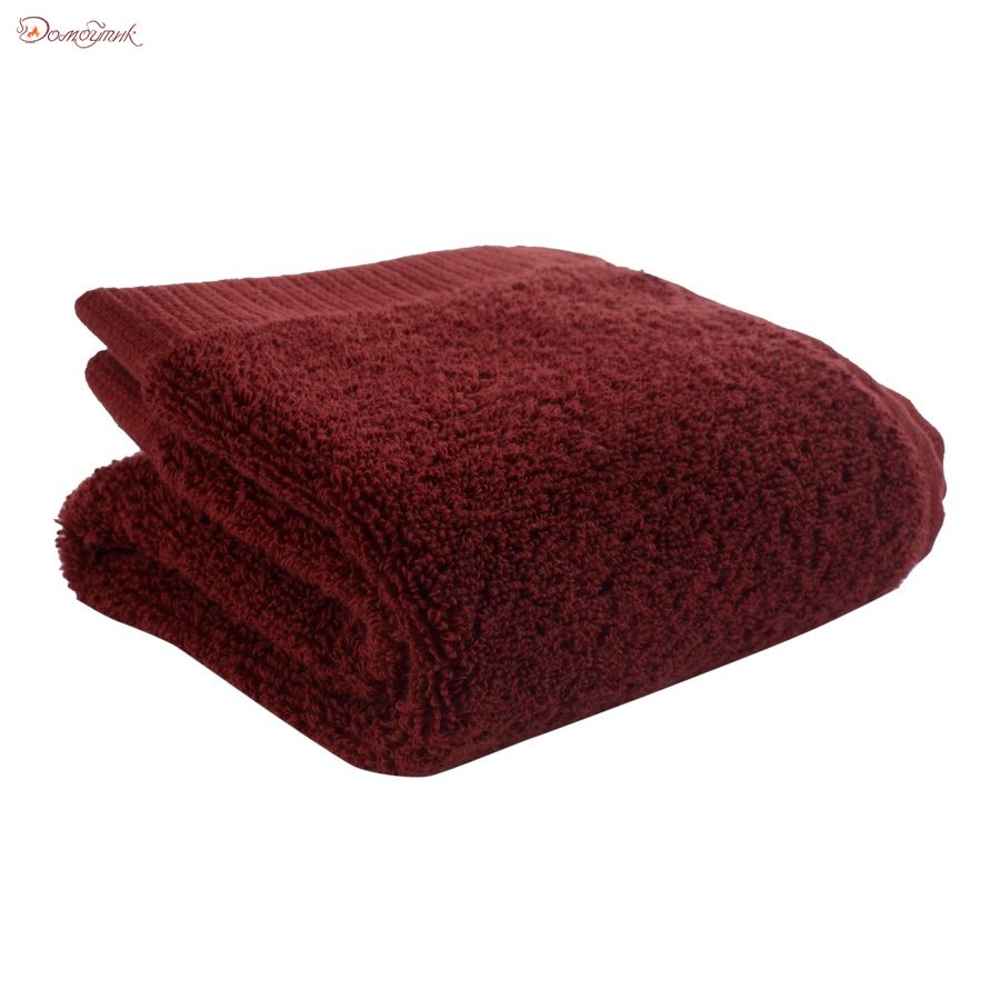 Полотенце для лица бордового цвета  Essential, 30х50 см, Tkano - фото 1