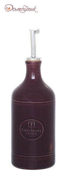 Бутылка для масла и уксуса, 7,5 см, 0,45л (цвет: инжир),Emile Henry - фото 1