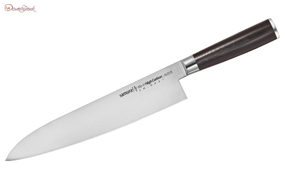 Нож кухонный "Samura Mo-V" Гранд Шеф 240 мм, G-10 - фото 1
