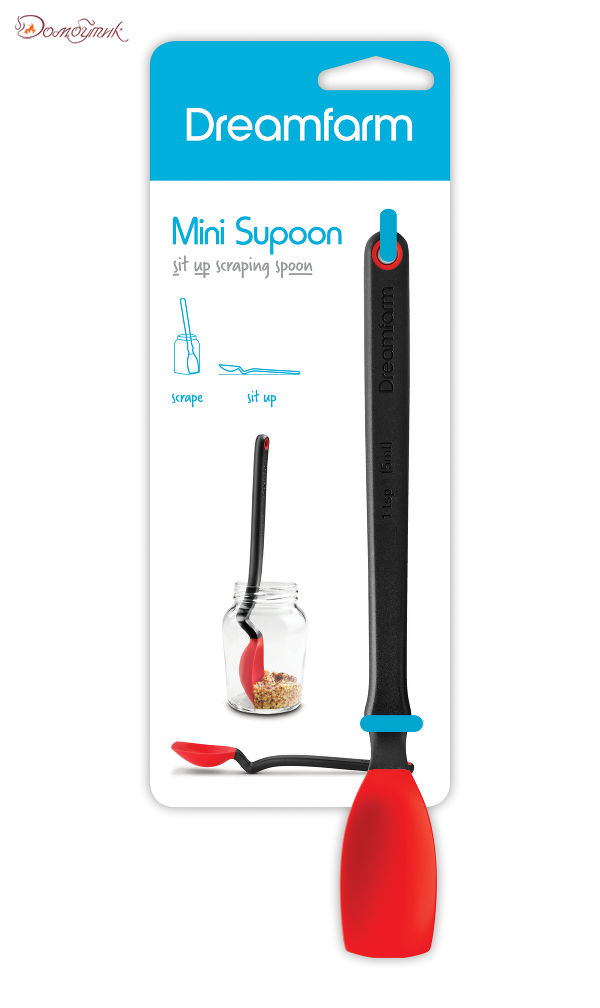 Mini Supoon-Мини ложка, цвет красный