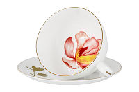 Чашка с блюдцем 250 мл Magnolia Flowers, Anna Lafarg Emily - фото 1
