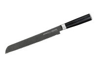 Нож кухонный "Samura Mo-V Stonewash" для хлеба 230 мм, G-10 - фото 1