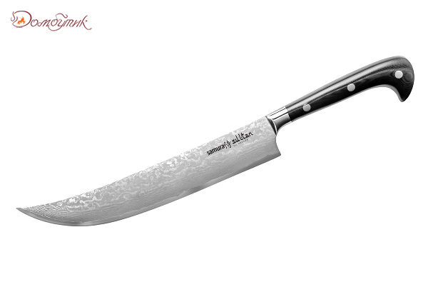 Нож кухонный "Samura SULTAN" для нарезки, пчак 210 мм